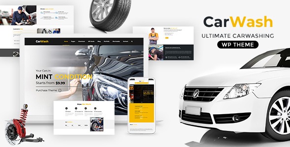 Car Wash Auto Spa WordPress Theme