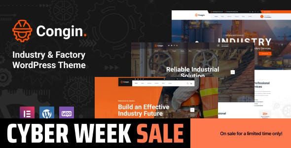 Congin - Industry - Factory WordPress Theme