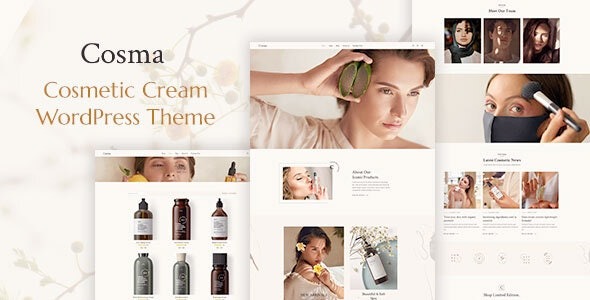 Cosma Beauty Cosmetics WordPress Theme