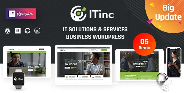 ITInc Technology - IT Solutions WordPress Theme