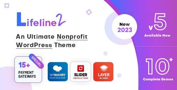 Lifeline An Ultimate Nonprofit WordPress Theme for Charity