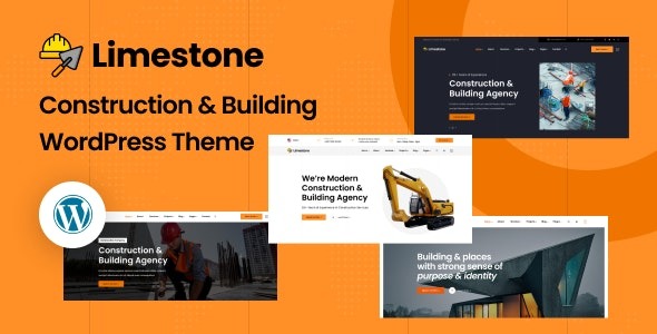Limestone Construction Building WordPress Theme