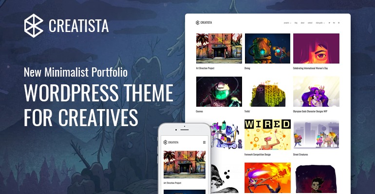 MotoPress Creatista - Creative Portfolio WordPress Theme