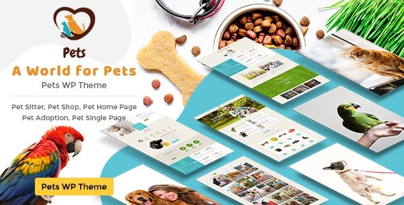 Pet World Dog Care - Pet Shop WordPress Theme