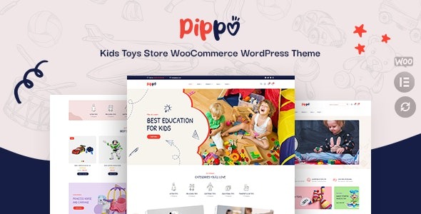 Pippo Kids Toys Store WooCommerce WordPress Theme