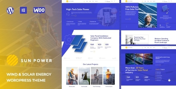 SunPower Solar Renewable Energy Theme