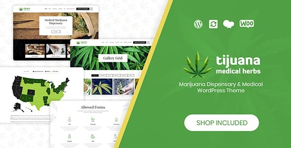 Tijuana - Marijuana Dispensary - Medical WordPress Theme