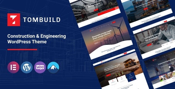 Tombuild Construction - Engineering WordPress Theme