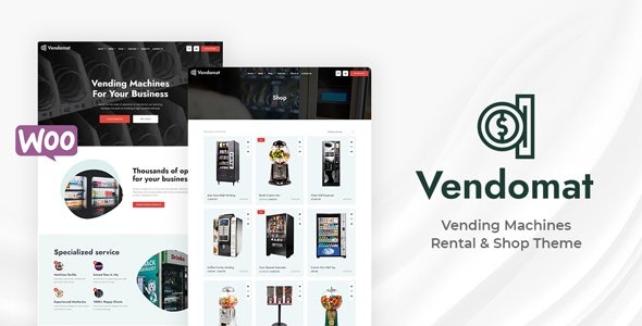 Vendomat Vending Machines WooCommerce Theme
