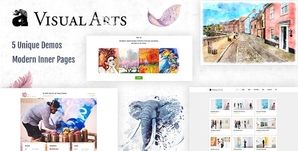 Visual Art Gallery WordPress Theme