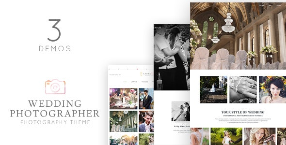 Wedding Photographer WordPress Theme - (Vivagh )