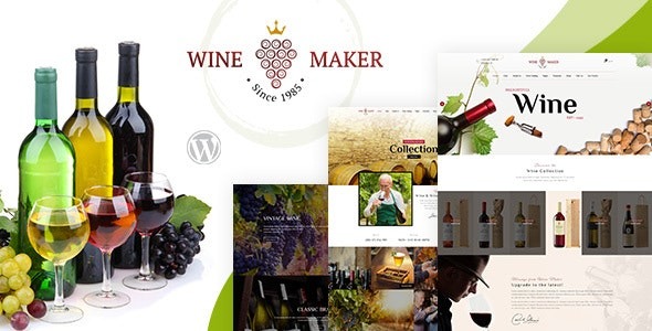 Wine Maker Winery WordPress Shop