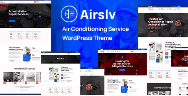 Airslv - Heating - Air Conditioning WordPress Theme