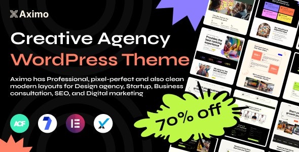 Aximo - Creative Agency WordPress Theme