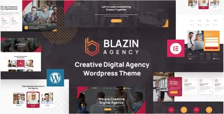 Blazin Agency Creative WordPress Theme