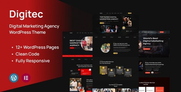 Digitec Business - Agency WordPress Theme