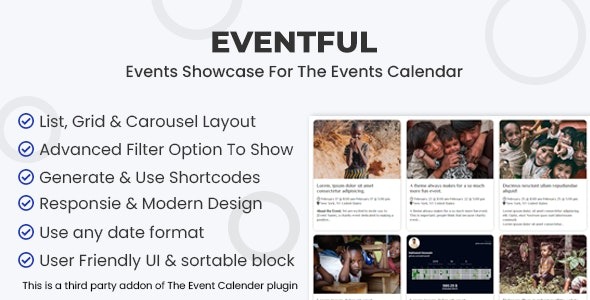 Events Showcase For The Events Calendar