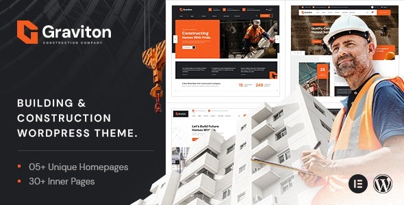 Graviton - Construction WordPress Theme