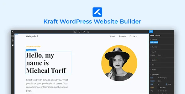 Kraft WordPress Website Builder
