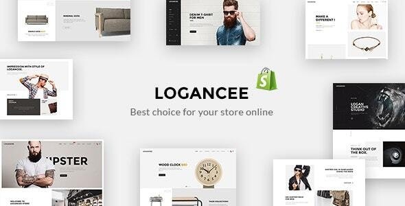 Logancee Responsive Ecommerce Shopify Template