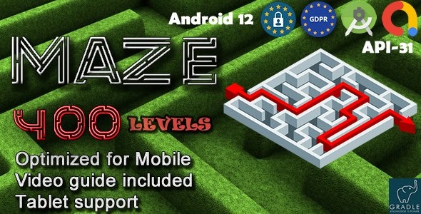 Maze (Admob + GDPR + Android Studio)
