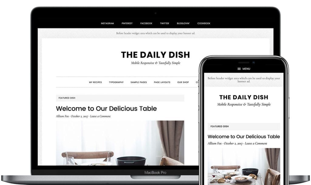 StudioPress Daily Dish Pro - Genesis WordPress Theme