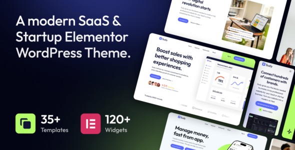 Suzly - SaaS - Startup Elementor WordPress Theme