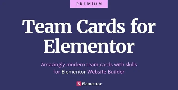 Team Cards for Elementor Ultimate Team and Skills Widget Cards