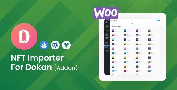 WooCommerce NFT Importer - Dokan (Addon)