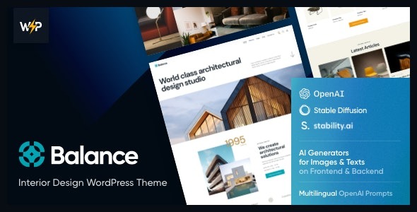 Balance Interior Design WordPress Theme