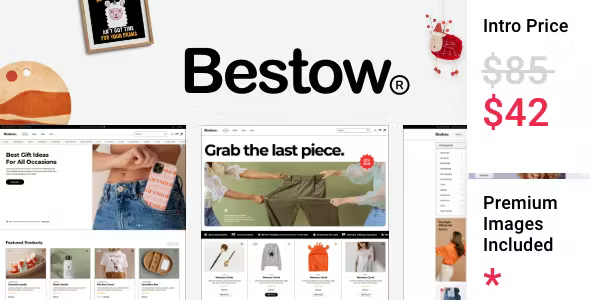 Bestow - Gift Shop eCommerce Theme