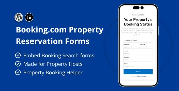 Booking.com Property Reservation Forms for Elementor