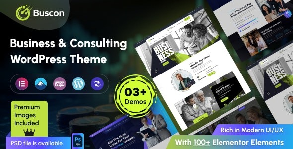 Buscon Consulting Business WordPress Theme
