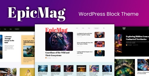 EpicMag - - News Magazine WordPress Theme