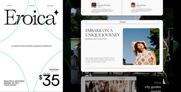 Eroica - Bold - Lightweight WordPress Blog Theme