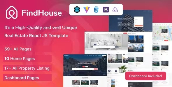 FindHouse ( January) Real Estate React JS Template