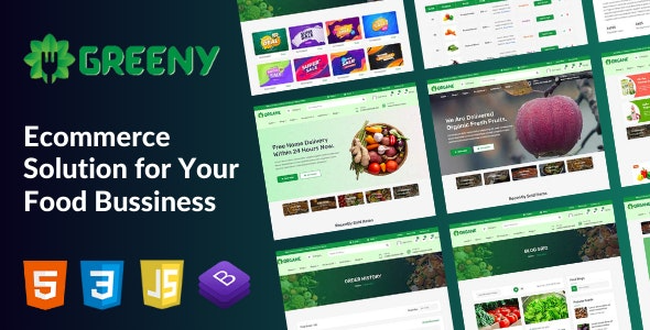 Greeny - eCommerce HTML Template