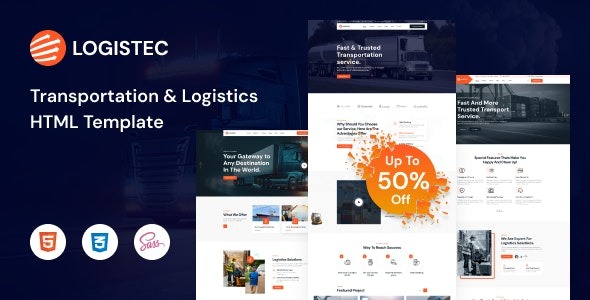 Logistec Transportation - Logistics WordPress Theme