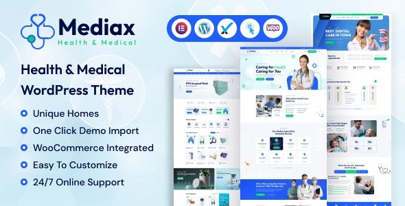 Mediax Health - Medical WordPress Theme