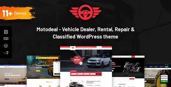 Motodeal - Car Dealer - Classified WordPress Theme