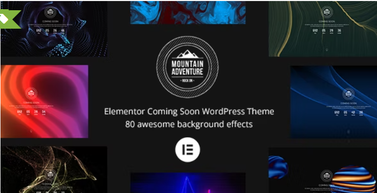 Mountain Elementor Coming Soon WordPress Theme