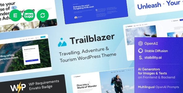 Trailblazer Travel Theme + AI