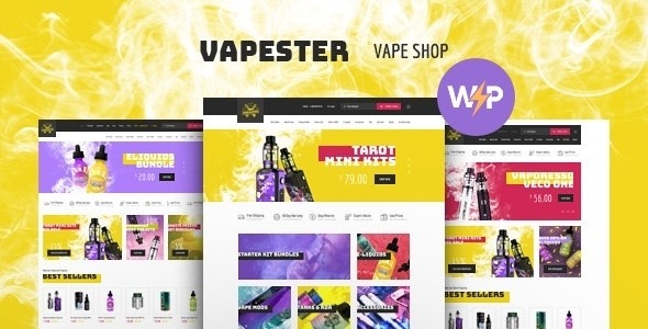 Vapester Creative Cigarette Store - Vape Shop WooCommerce Theme