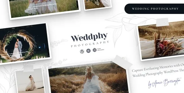 Weddphy Wedding Photography WordPress Theme