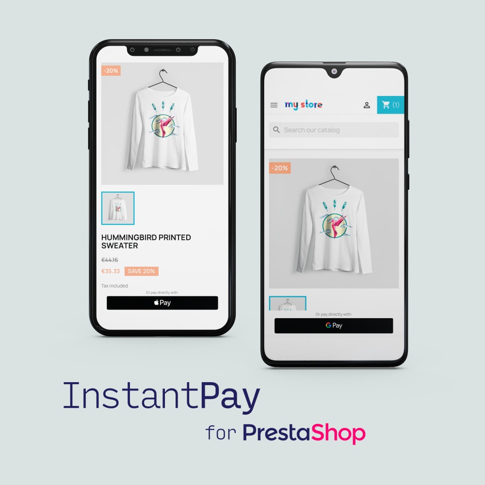 Apple Pay and Google Pay buttons on Product - Cart page PrestaShop