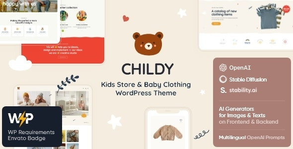 Childy - Kids Store - Baby Clothing WordPress Theme