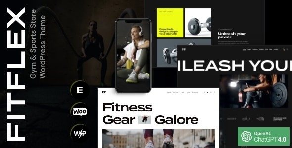 FitFlex - Gym - Sports Store WordPress Theme