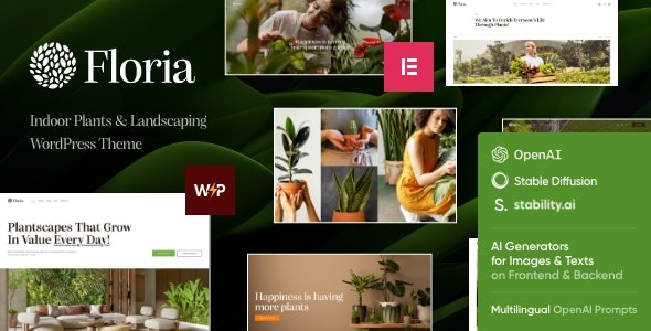 Floria Gardening - Landscaping WordPress Theme