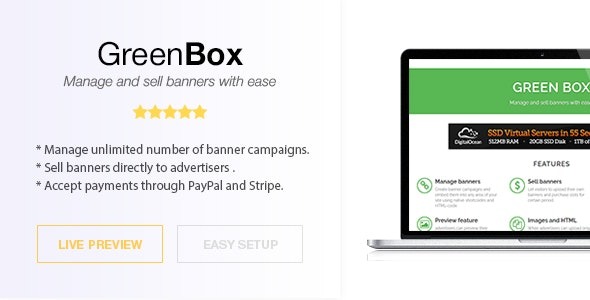 Green Box Standalone Script - Manage and Sell Banners