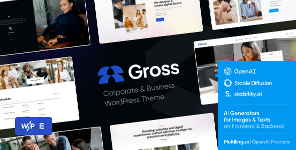 Gross - Business - Consulting WordPress Theme